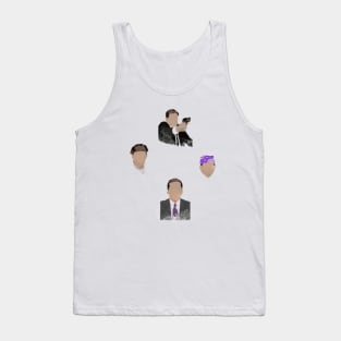 the office michael scott multiple characters Tank Top